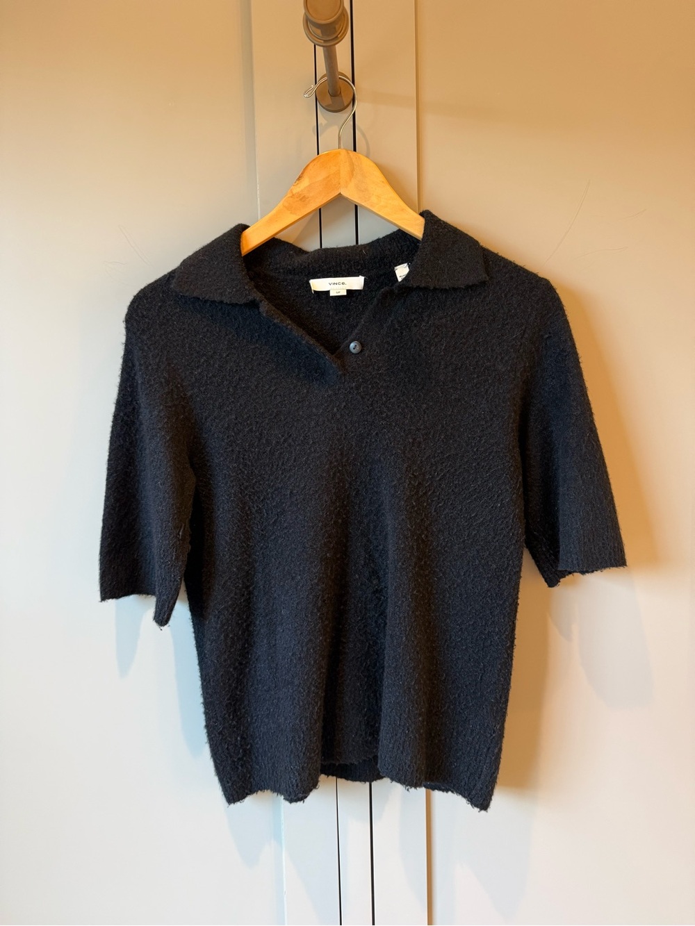 Vince Silk & Cashmere Blend Boucle Top